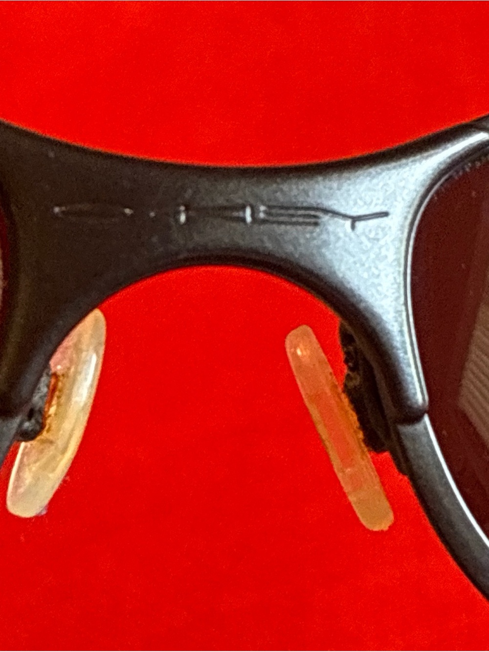 AUTHENTIC OAKLEY A-WIRE SUNGLASSES Black Frame And Glasses - Picture 11 of 13